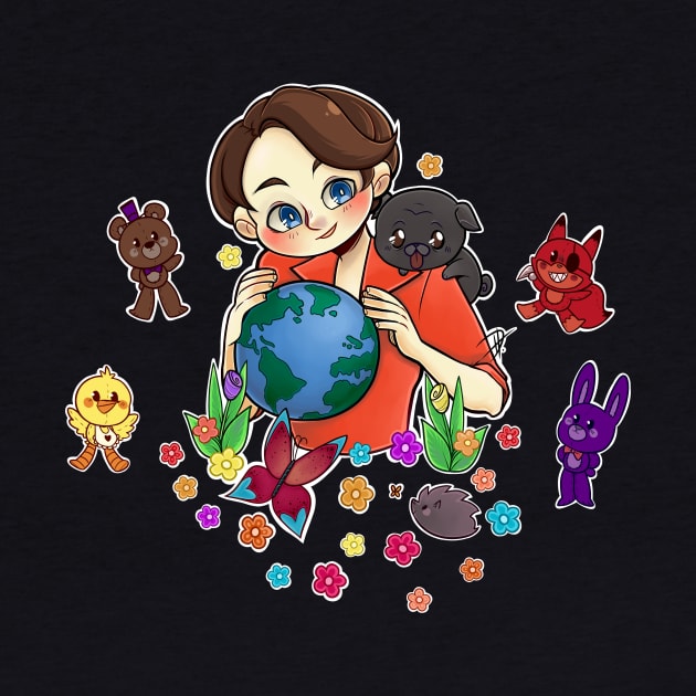 WWF Charity Event Tee - FNAF by dawko